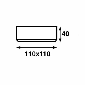 14-94611V-Square-LED-Ceiling-Light-Dimension