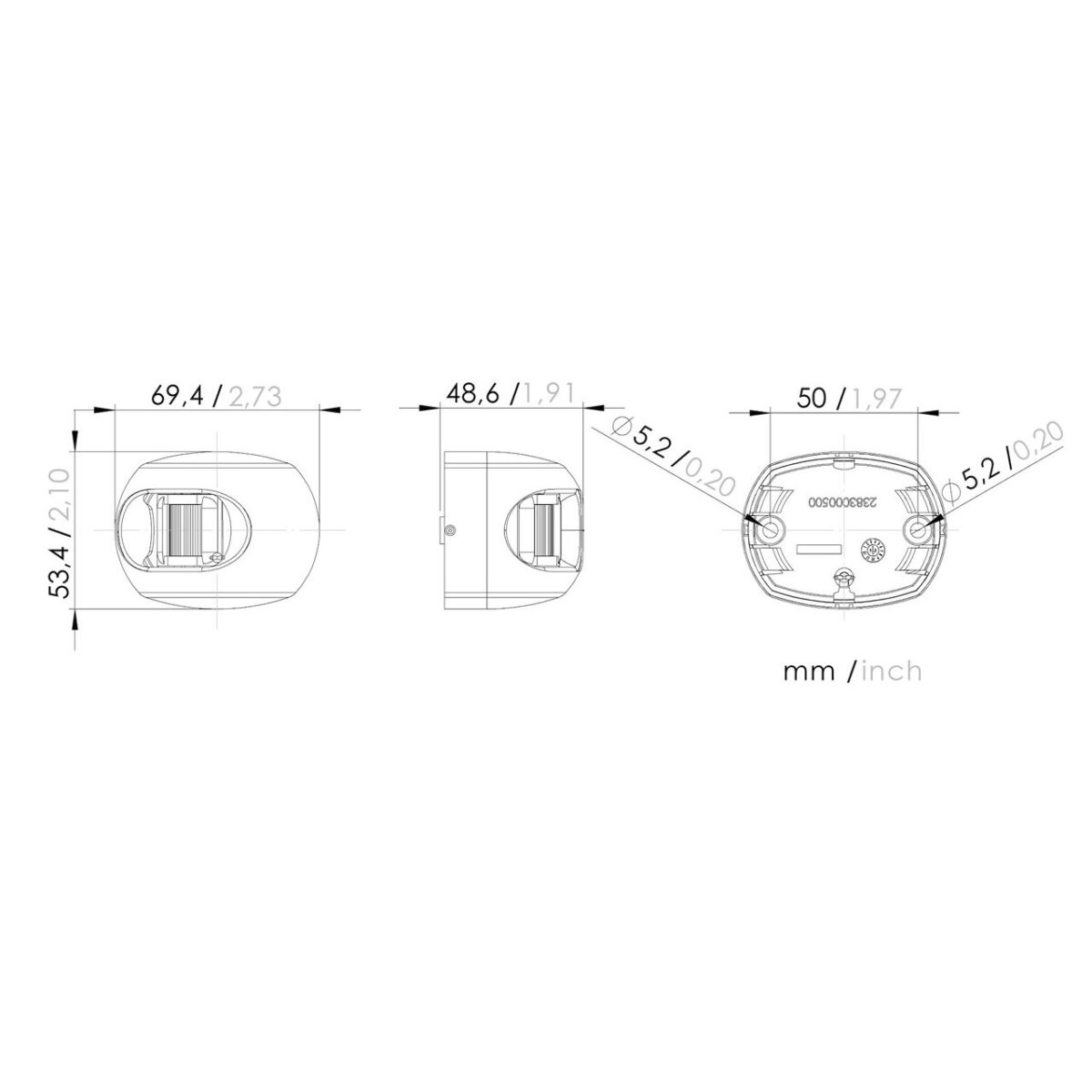 S34 LED Port Drawing